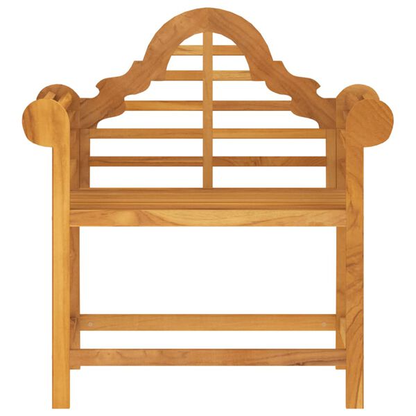 vidaXL Vrtni stol 88x60x92 cm trdna tikovina