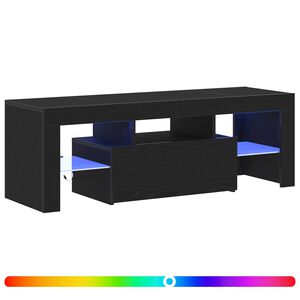vidaXL TV omarica 120 x 35 x 40 cm Črna Orehovina Inženirski les
