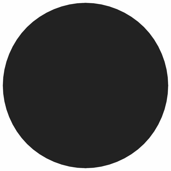 vidaXL Lepljiva za&scaron;čita vijakov 2 pcs Črna &Oslash; 20 x 0,5 mm