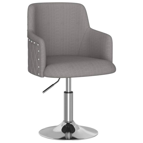 vidaXL Jedilni stoli 2 kosa temno sivo blago