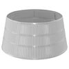 vidaXL Božičnisuknjič Oblika stožca Srebrna &Oslash; 56 x 25,5 cm Plastika