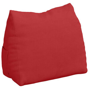 vidaXL Poglavni vzglavnik Rdeča 45 x 20 x 35 cm blago
