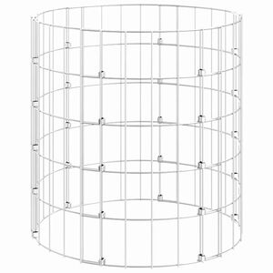 vidaXL Vrtni kompostnik &Oslash;50x50 cm pocinkano jeklo