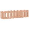vidaXL Vrtna visoka greda z ograjico 200x50x50 cm trden les douglas