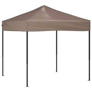 vidaXL Zložljiv vrtni &scaron;otor taupe 2x2 m