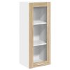 vidaXL Viseča omarica Sonoma hrast 40 x 31 x 100 cm Konstruiran les