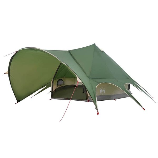 vidaXL Teepee &scaron;otor s streho Zelena in Siva 600 x 600 x 347 cm