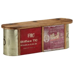vidaXL Skladi&scaron;čna klop/komoda 120x30x40 cm trden predelan les