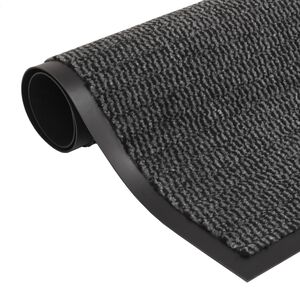 vidaXL Protipra&scaron;ni predpražnik pravokotni taftani 40x60 cm antracit