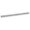 vidaXL Robovi trave 30 pcs 102 x 4 x 4 cm Jeklo Srebrna