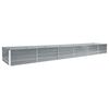 vidaXL Visoka greda pocinkano jeklo 480x80x45 cm siva