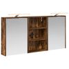 vidaXL Komplet omaric za kopalnico 3 kos 126 x 16 x 62,5 cm