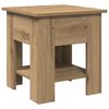 vidaXL Klubska mizica artisan hrast 40x40x42 cm inženirski les