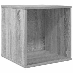 vidaXL &Scaron;katla za vinilne albume Siva Sonoma 37 x 36,5 x 38 cm