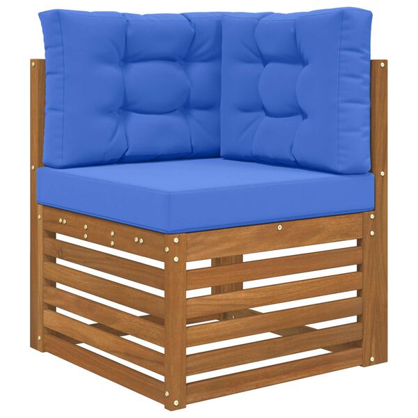 vidaXL Zunanja blazina za kavč 3 pcs Turkizna Poliester