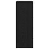 vidaXL Strani &scaron;al Črna Orehovina 60 x 31 x 84 cm Konstruiran les