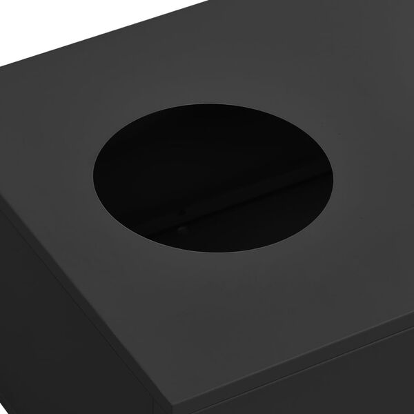 vidaXL Omara s cvetličnim koritom antracitna 90x40x125 cm jeklo