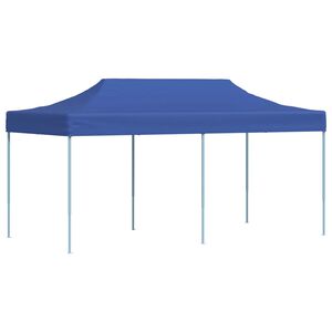 vidaXL Zabavni &scaron;otor 291 x 580 x 315 cm Modra Oxford tkanina