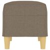 vidaXL Klop taupe 70x35x41 cm blago