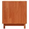 vidaXL Pasja hiša Voskast rjav 90 x 60 x 67 cm Masivno borovo les