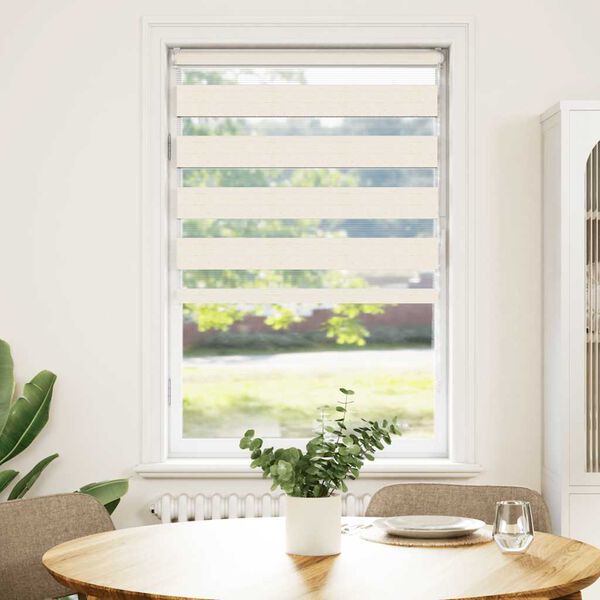 vidaXL Zebra senčilo bež marmor 85x100 cm tkanina širina 80,9 cm