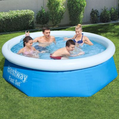 Bestway Fast Set napihljiv bazen okrogel 244x66 cm 57265