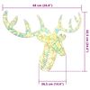 vidaXL Jelenova sani med 140 LED Toplo bela 60 cm PET