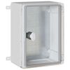 vidaXL Nadzorna omara Siva 28 x 13 x 28 cm ABS plastika