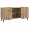 vidaXL TV omarica Artisan hrast 102 x 34,5 x 52 cm Inženirski les