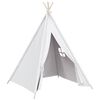 vidaXL Otro&scaron;ki tipi &scaron;otor z vrečo peach skin bel 120x120x150 cm