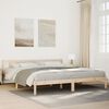 vidaXL Dalj&scaron;i posteljni okvir brez vzmetnice 180x220 cm trdna borovina