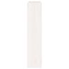 vidaXL Pokrov za radiator bela 210x21x85 cm trdna borovina