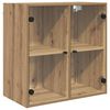 vidaXL Omarica na steni 68 x 37 x 68,5 cm Konstruiran les Umetni hrast