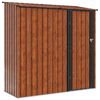 vidaXL Vrtne hi&scaron;ke Rjava 203 x 85,5 x 200 cm Kovina