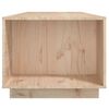 vidaXL Klubska mizica 110&times;50&times;40 trdna borovina