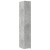 vidaXL Visoka omara betonsko siva 30x42,5x185 cm inženirski les