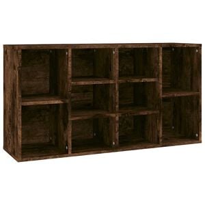 vidaXL Klop za čevlje dimljen hrast 103x30x55 cm inženirski les
