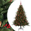 vidaXL Umetna božična jelka z bučko 120 cm 150 LED Toplo bela