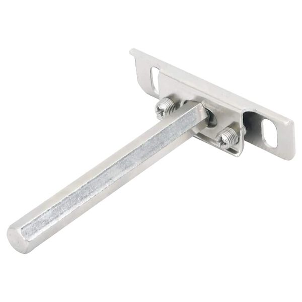 vidaXL Plavajoči nosilci za police 12 kosov &Oslash;12x100 mm ogljikovo jeklo