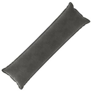 vidaXL Dekorativna blazina HOUTEN Temno siva 40 x 145 cm Žamet