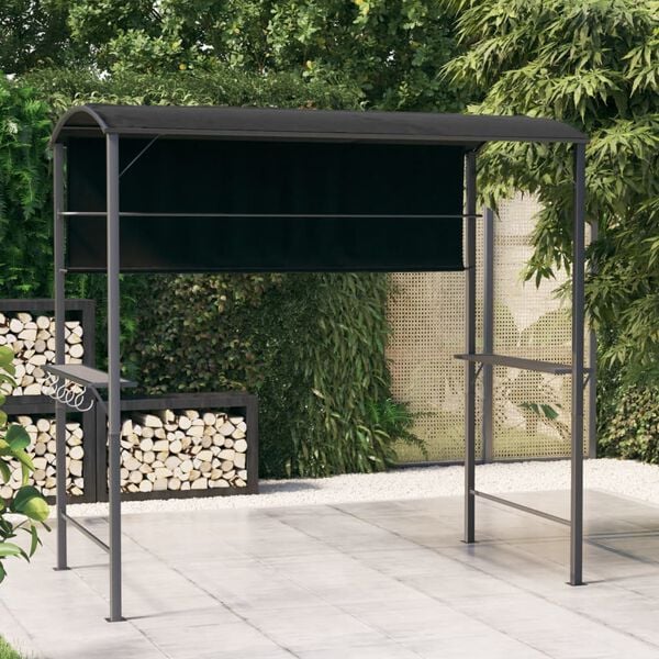 vidaXL Paviljon s streho 220x110x200 cm antracit