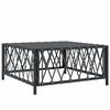 vidaXL Vrtna miza antracitna 70x70x34 cm tkanina
