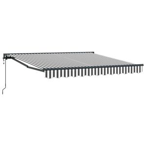 vidaXL Okvir tende Antracitna in bela 300 x 250 cm