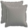 vidaXL Prevleka za blazino 2 pcs HOUTEN Oblačno siva 40 x 40 cm