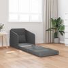 vidaXL Sofa postelja 60cm Temno siva blago
