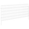 vidaXL Ograja za vrt z žeblji 48 kos 115 x 50 cm Pocinkano jeklo