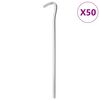 vidaXL Klini za &scaron;otor 50 kosov 23 cm &Oslash;7 mm pocinkano jeklo