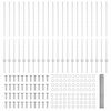 vidaXL Ograja s stebrom srebrna 1,2 x 50 m Jeklo