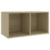vidaXL TV omarica sonoma hrast 72x35x36,5 cm iverna plo&scaron;ča