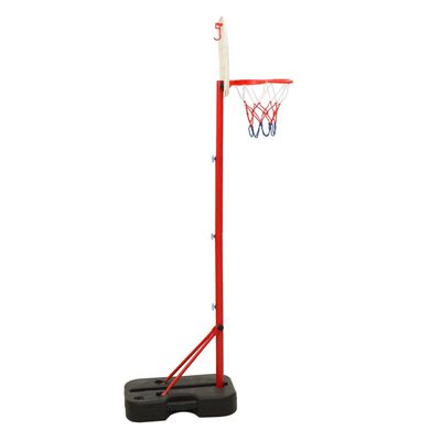 vidaXL Prenosni košarkarski komplet nastavljiv 138,5-166 cm